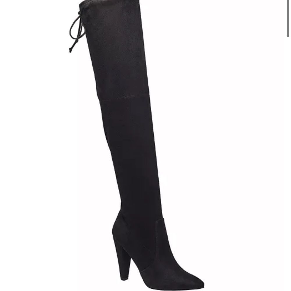 French Connection | Jordan Cone Heel Lace-up Over-The-Knee Boots